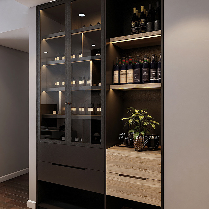 现代轻奢酒柜
